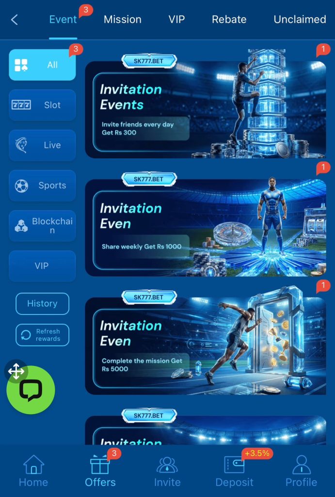 SK777 BET Game APK